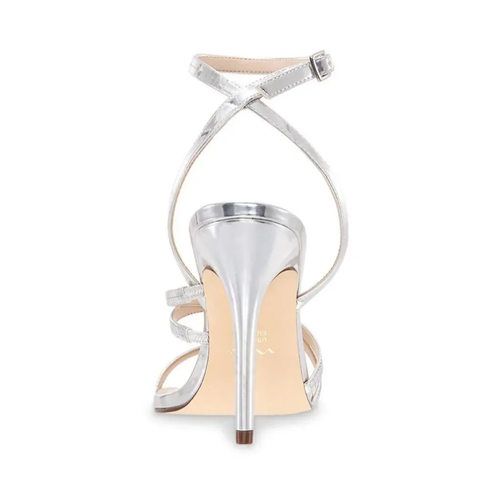 NINA CHELAN SANDAL in Silver Mirror - Picture 3 of 8